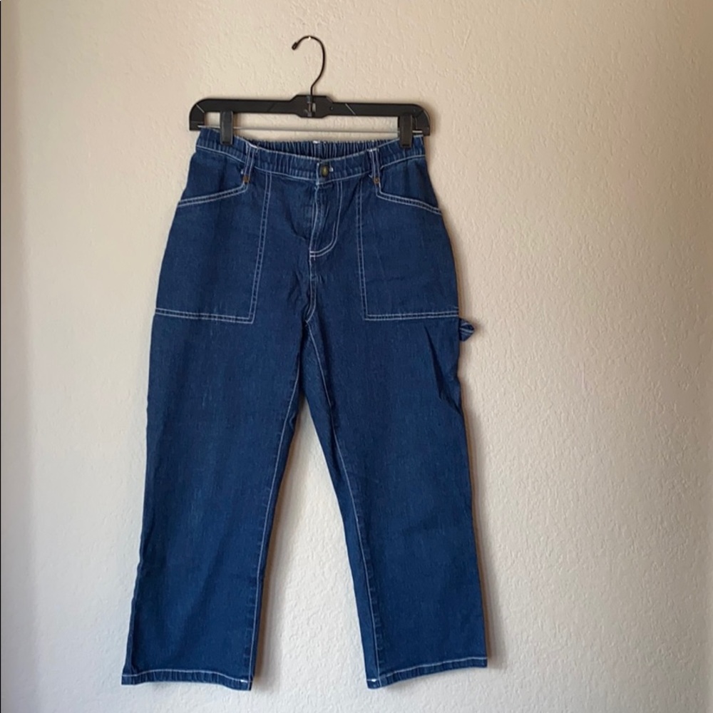nom jean capri maternity pant